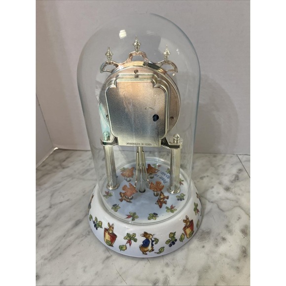 Vintage Peter Rabbit Anniversary Clock 2002 with Swirling Birds Working - Picture 7 of 15